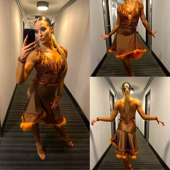 New Ballroom Dance competition dress - Picture 1 of 3